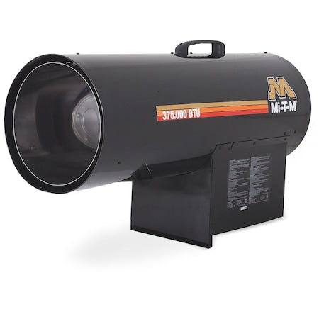 Mi-T-M MH-0375-LM10 - Propane Forced Air,portable heater, Liquid Propane, Electronic, One-Touch, 12.6" Wx 34" L