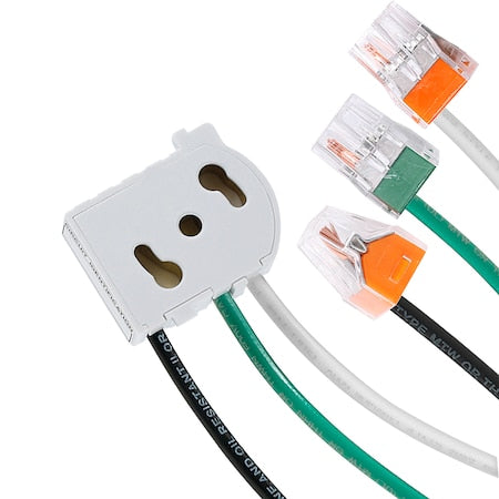 Leviton MSTWL-WST - Recep Wiring Mod, 125 Vac, 6 In, Stranded