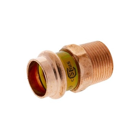 Nibco 9030805HPC - Strt,Copper,Press-fit1/2in,MNPT3/8in