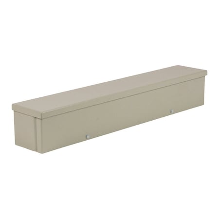 Wiegmann RSCG080824 - Screws Electrical Enclosures, 8 in H, 24 in D, 10 in W, 3 R, Carbon Steel