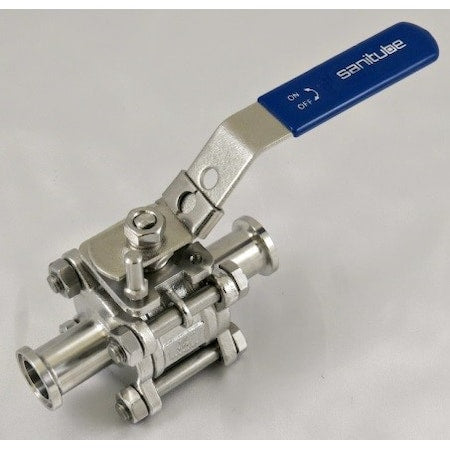 Sanitube TCBVS-250 - Ball Valve 316,2-1/2" Encapsulated ISO 5