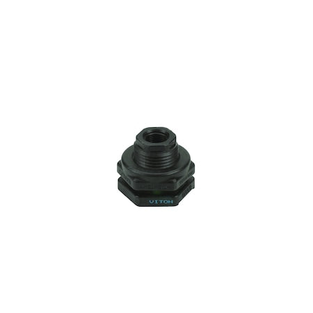Banjo TF050V - Bulkhead Tank Flange,PP,1/2in,1/2in