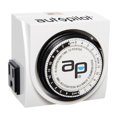 Autopilot TM01015D - Dual-Outlt Analog Grnded Timer