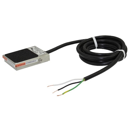Linemaster T-91-SWANO38S - Foot Swtch,Gry,Stainless Stl,SPST-NO,Mom