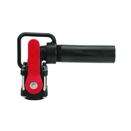 Banjo VA200 - Hose Nozzles, FPT, Black & Red, Polypropylene