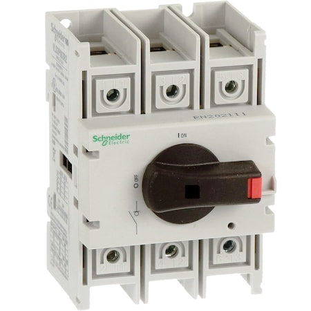 Schneider Electric VLS3P063R2 - Disconnect Switch, Nonfusible, 3 P, Three Phase, NEMA 1, 12, 3 R, 4, 4 X, Indoor, Rotary Handle