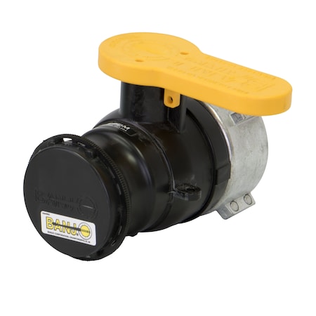 Banjo WSF210FSAE - Manual 2-Way Ball Valve,Buttress,Polypro