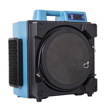 Xpower X-4700AM - HEPA Air Scrubber W/ Built-In GFCI Power Outlets, Hour Meter and 3-Stage Filter System, 2/3 HP, 750 CFM, 4.5 Amps, Variable Speed