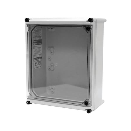Vynckier A41-1212DT - Screws Electrical Enclosures, 11.89 in H, 6.93 in D, 11.89 in W, NEMA 4 X, Fiberglass
