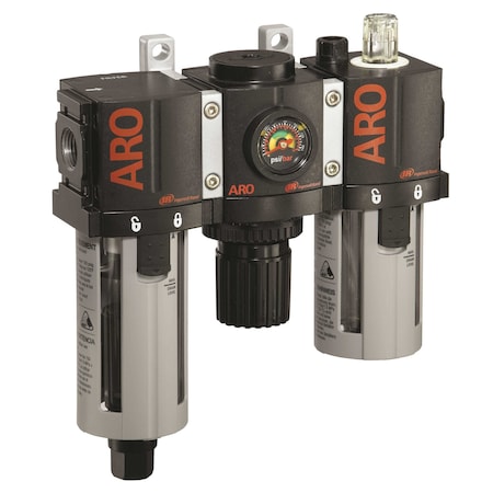 Aro C38231-801 - Npt Frl Combination, 1500 Series,3/8",C3