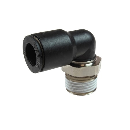 Coilhose Pneumatics CL690406S - Coilock Male Swivel Elbow 1/4" OD x 3/8" MPT