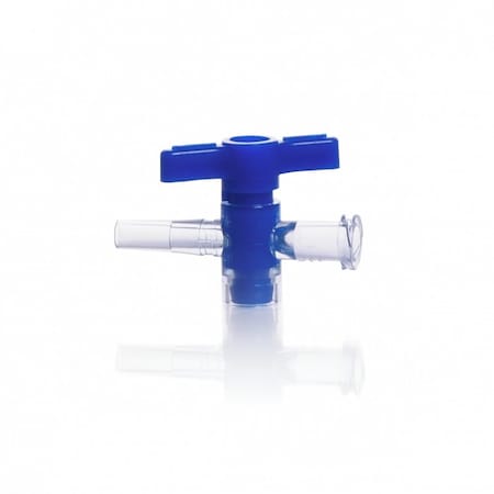 Kontes 420163-0000 - One-Way Stopcock Valve,Polycarbon,PK 50