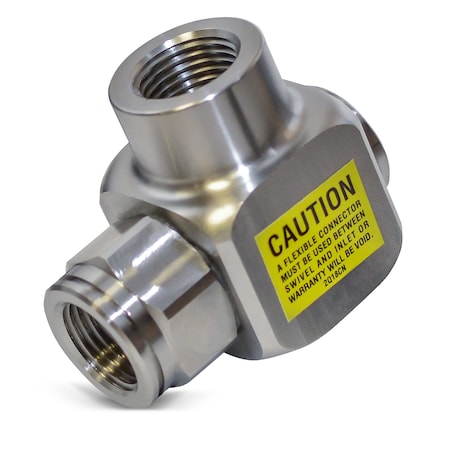 Coxreels 433-SS - Swivel,90 Deg.,SS,3/8 in FNPT Inlet