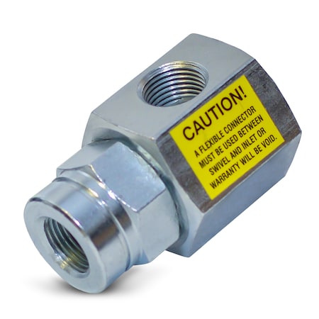 Coxreels 521-2 - Swivel,90 Deg.,Steel,3/8 in FNPT Inlet
