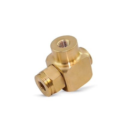 Coxreels 450-2 - Swivel,90 Deg.,Brass,1/4 in FNPT Inlet