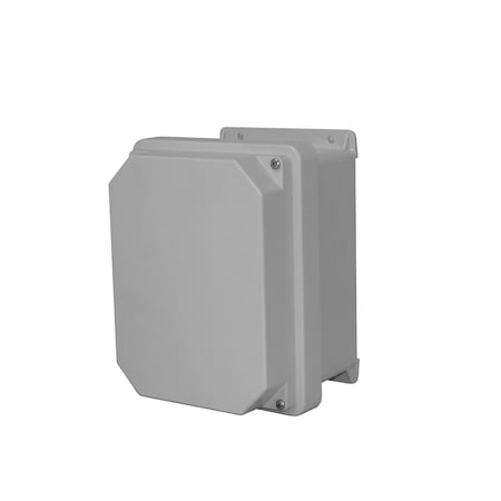 Vynckier RVJ1412NHW - Screws Electrical Enclosures, 15.32 in H, 6.6 in D, 13.32 in W, NEMA 4 X, Fiberglass