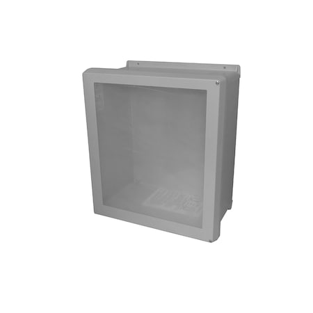 Vynckier VJB1008HW - Screws Electrical Enclosures, 11.32 in H, 5.43 in D, 9.32 in W, NEMA 4 X, Fiberglass