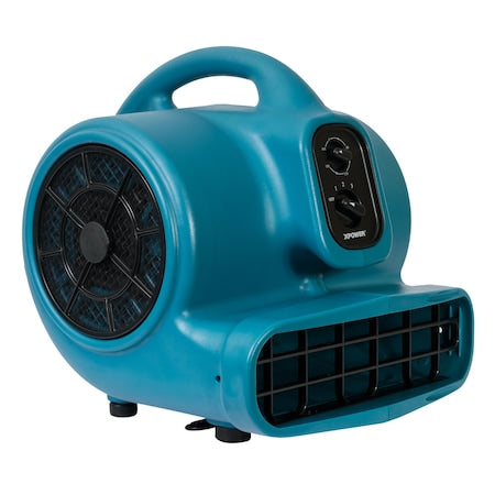 Xpower X-430TF - Air Mover W/ 3 hr Timer and Filter Kit, 1/3 HP, 2000 CFM, 3.8 Amps, 4 Positions, 3 Speeds