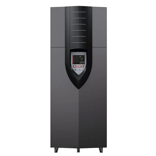 Lochinvar Crest SlimShield FBN1001 1.0 Million BTU commercial condensing fire-tube boiler front profile product image.