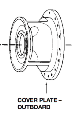 Bell & Gossett P75135 Outboard Volute Cover Plate for VSC and VSCS pumps