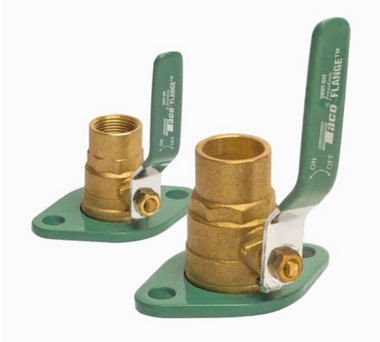 Taco SFL-150T-0012 1-1/2 inch NPT shut-off swivel flange set for hydronic pumps
