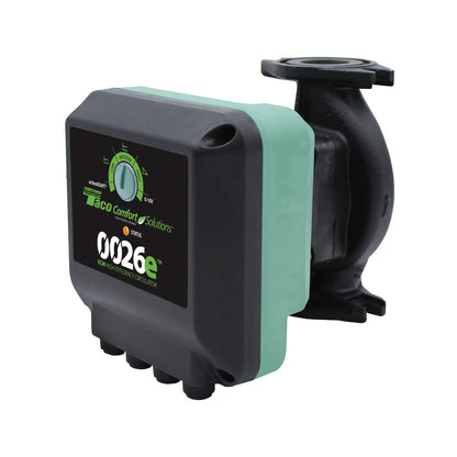 Taco 0026e-F2 high-efficiency cast iron circulator pump for closed-loop hydronic heating