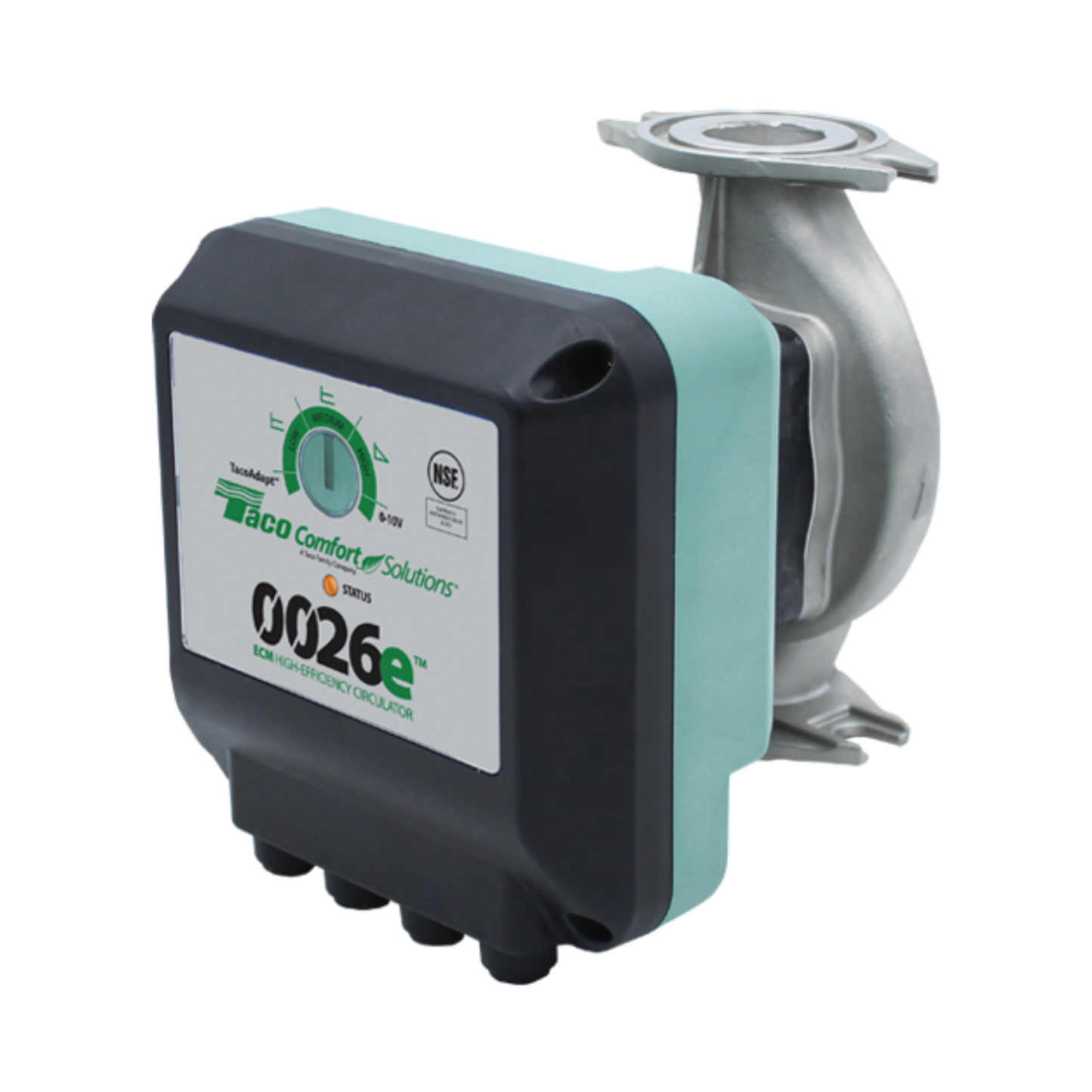 Taco 0026e-SF2 high-efficiency stainless steel circulator pump for domestic hot water systems