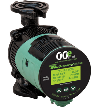 Taco VT2218-HY2-4C1A00 ECM high-efficiency circulator pump with 4-bolt flange