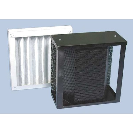 Extract-All F-987-5A - 12x12x8 Pleated Air Filter, Carbon, MERV 7