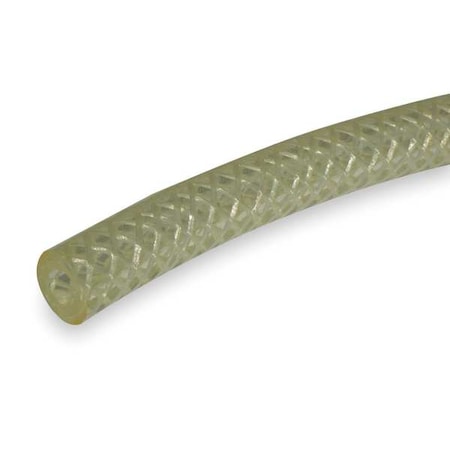 Tygon AZY00071 - Tubing,Braided,Poly,1 1/4 In,Clear