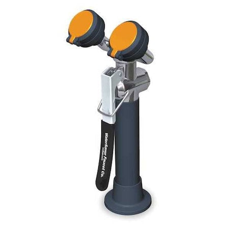 Watersaver EW1022 - Plumbed Eyewash, Counter Mount, Plumbed, 11 11/12 in H., 4 1/6 in W