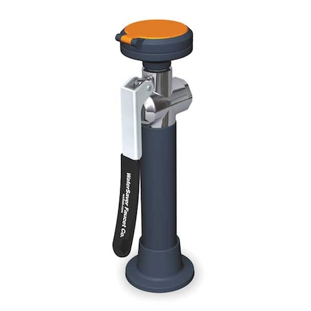 Watersaver EW1020 - Plumbed Eyewash, Deck Mount, Plumbed, 10 1/2 in H.