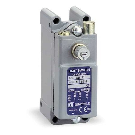 Telemecanique Sensors 9007AW18 - Heavy Duty Limit Switch, No Lever, Rotary, 2 NC/2 NO, 10 A at 600 V AC, Actuator Location: Side
