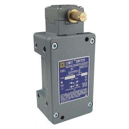 Telemecanique Sensors 9007CR61C - Hazardous Location Limit Switch, Wobble Stick, 2 NC/2 NO, 10 A at 600 V AC, Actuator Location: Side