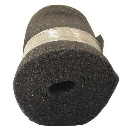 N/A 2EJZ3 - 48 in x 25 ft x 1/4 in Foam Air Filter Roll, Less Than 5 MERV, Black (Formerly Air Handler)