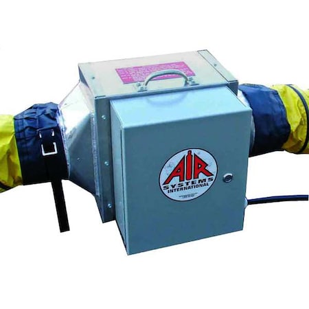 Air Systems Intl SVF-7KW-8 - Prtble Elctrc Dctd & Tnt Heatr,16"H,240 V