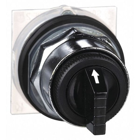 Schneider Electric 9001KS53B - Short Handle Selector Switch,Blk,3 Pos,30mm