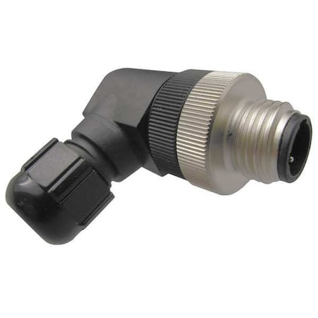 Brad Harrison 8A5007-31 - External Thread Connector, 90 Angle, M12
