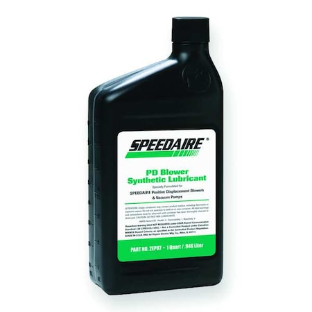 Speedaire 2EPU8 - Vacuum Pump Oil, 1 qt, Bottle,12 PK