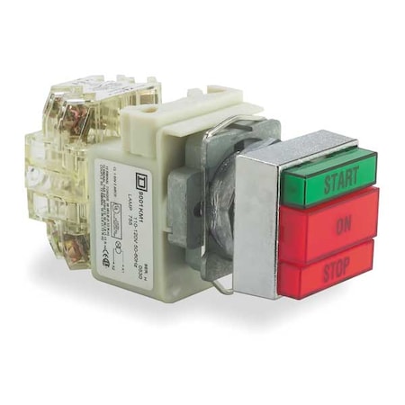 Square D 9001KXRG117 - Multihead Operator, 30 mm, 2 NO/2 NC, Square