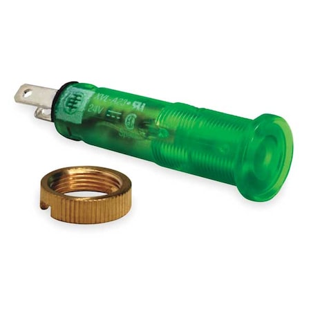 Schneider Electric XVLA233 - Protruding Panel Light, Green, 24 V