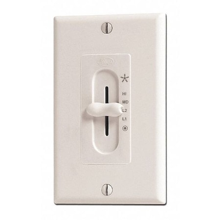 Hunter 27181 - Fan Speed Control, White, Plastic, Wall
