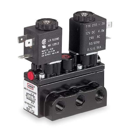 Aro A712SD-120-A - Solenoid Air Control Valve,1/4 In,120 VAC