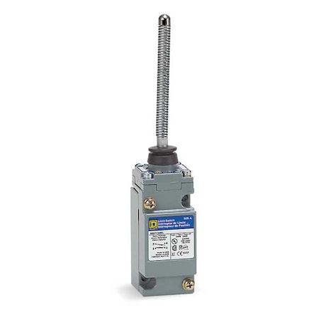 Telemecanique Sensors 9007C54KC - Heavy Duty Limit Switch, Wobble Stick, 1 NC/1 NO, 10 A at 600 V AC, Actuator Location: Top
