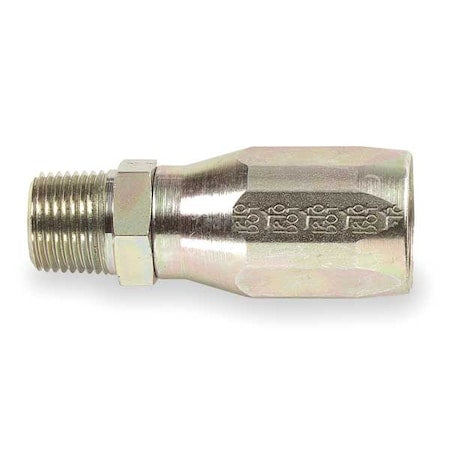 Eaton Aeroquip 4412-8-12s - Hydraulic Hose Fitting,1/2"-14,Male,NPTF