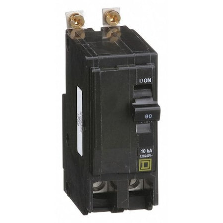 Square D QOB290 - Miniature Circuit Breaker, QO Series, 90 A, 2 Pole, 120/240 V AC, 10k A at 120/240 V AC