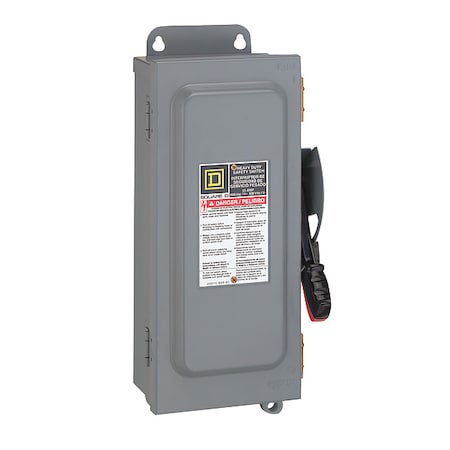 Square D H366AWK - Fusible, Safety Switch, Heavy Duty, 600 V, 3 PST