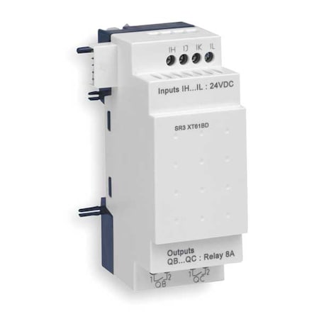 Schneider Electric SR3XT61BD - Extension Module,24 VDC,For use with SR3 B