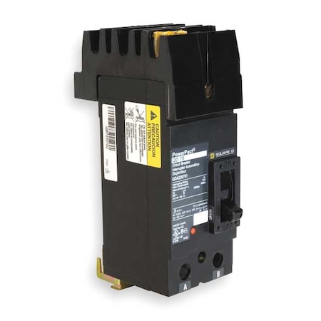 Square D QDA220901 - Molded Case Circuit Breaker, QD Series, 90 A, 2 Pole, 240 V AC, 25k A at 240 V AC