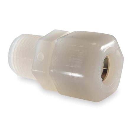 Parker N8MC12 - Strt, Nylon, Comp. 1/2 in, MNPTF 1/4 in